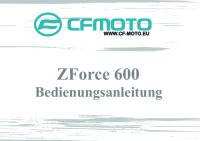 Bedienungsanleitung Handbuch CFMOTO orce-600